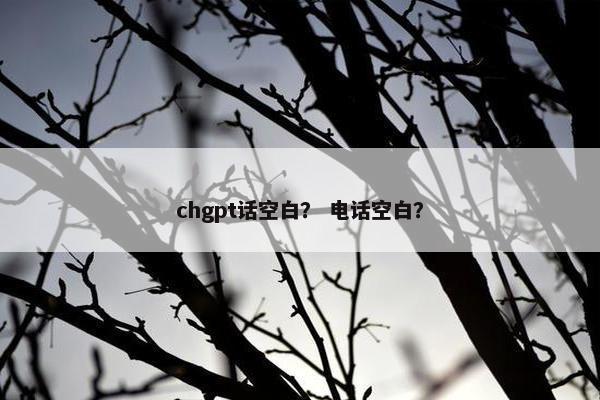 chgpt话空白？ 电话空白？