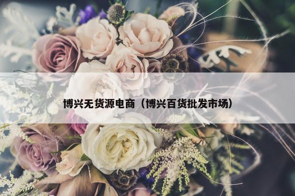 博兴无货源电商（博兴百货批发市场）