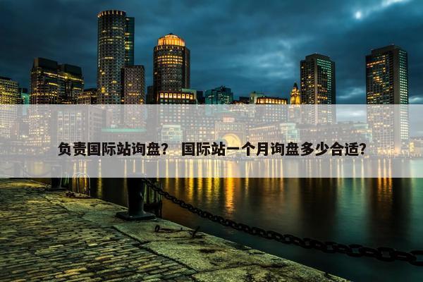 负责国际站询盘？ 国际站一个月询盘多少合适？