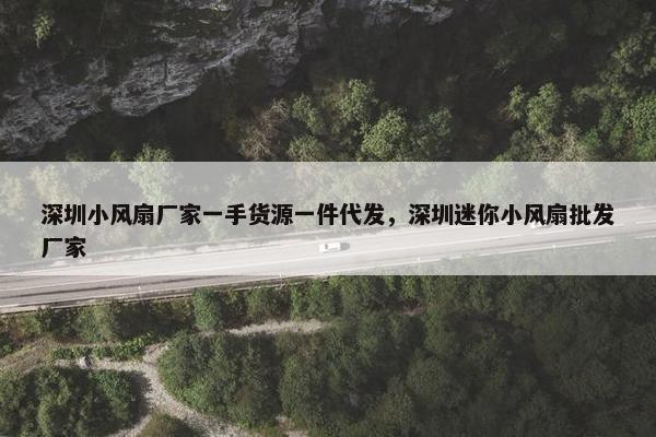 深圳小风扇厂家一手货源一件代发，深圳迷你小风扇批发厂家