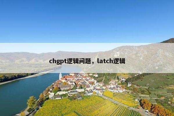 chgpt逻辑问题，latch逻辑