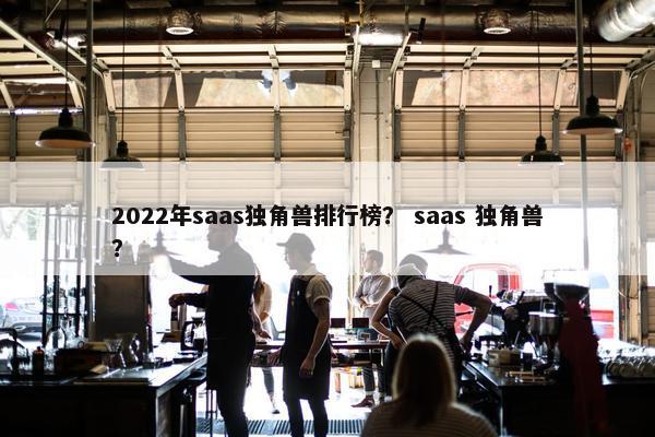 2022年saas独角兽排行榜？ saas 独角兽？