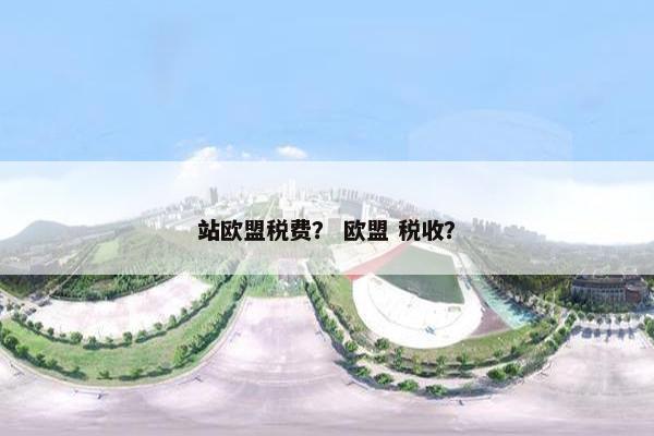 站欧盟税费？ 欧盟 税收？