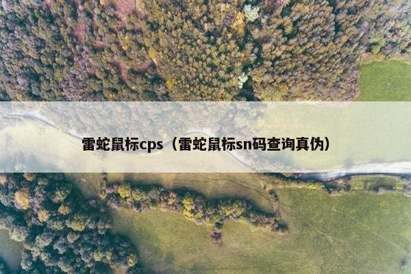 雷蛇鼠标cps（雷蛇鼠标sn码查询真伪）