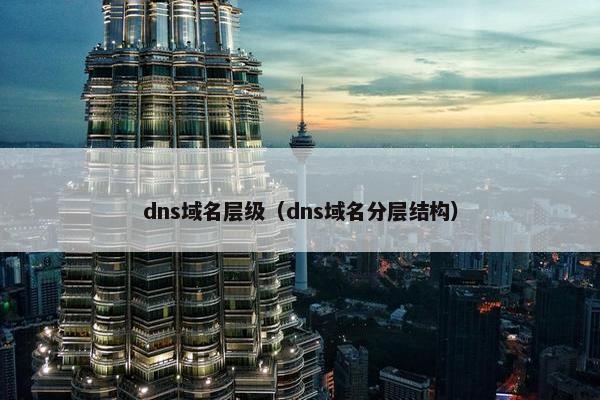 dns域名层级（dns域名分层结构）