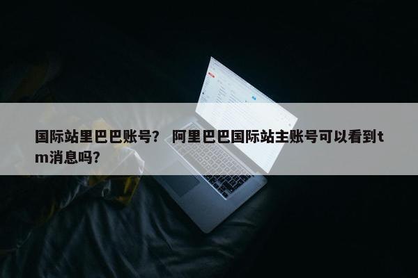 国际站里巴巴账号？ 阿里巴巴国际站主账号可以看到tm消息吗？