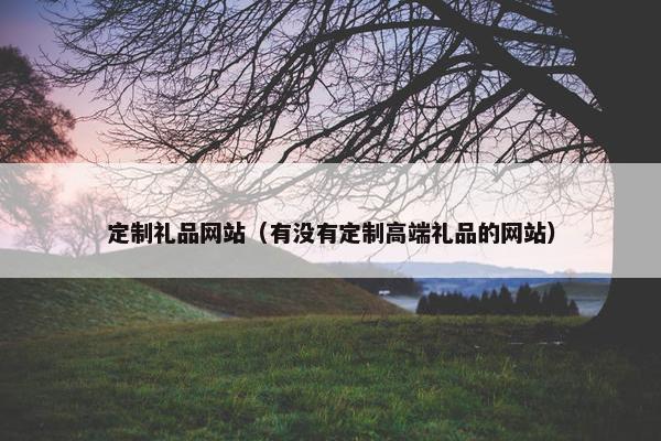 定制礼品网站（有没有定制高端礼品的网站）