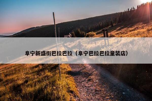 阜宁新盛街巴拉巴拉（阜宁巴拉巴拉童装店）