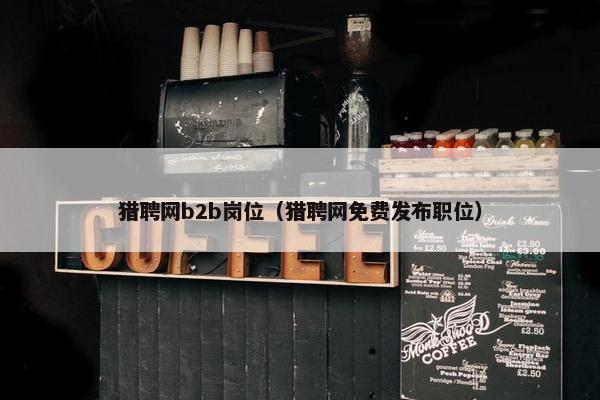 猎聘网b2b岗位（猎聘网免费发布职位）