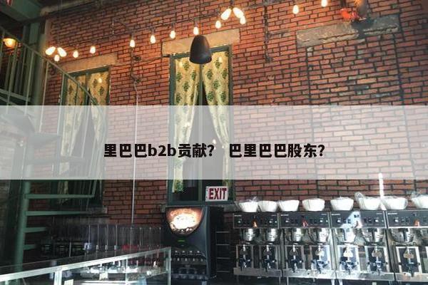 里巴巴b2b贡献？ 巴里巴巴股东？
