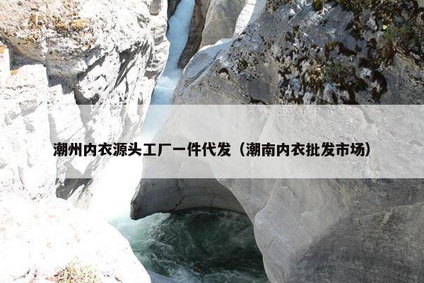 潮州内衣源头工厂一件代发（潮南内衣批发市场）