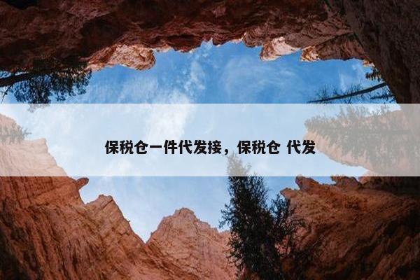 保税仓一件代发接，保税仓 代发
