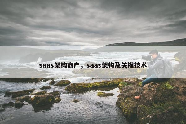 saas架构商户，saas架构及关键技术
