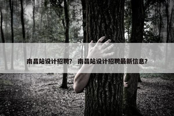 南昌站设计招聘？ 南昌站设计招聘最新信息？
