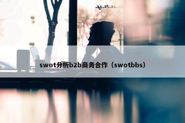 swot分析b2b商务合作（swotbbs）