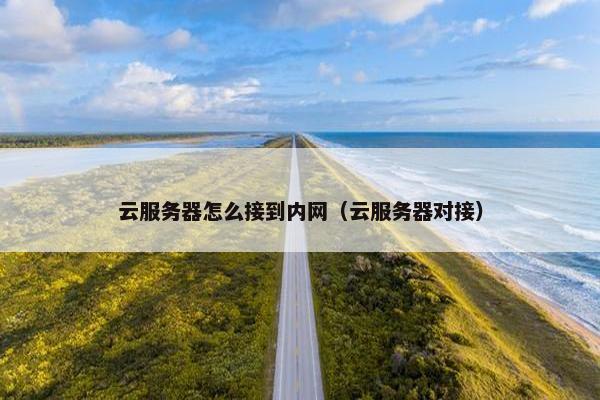 云服务器怎么接到内网（云服务器对接）