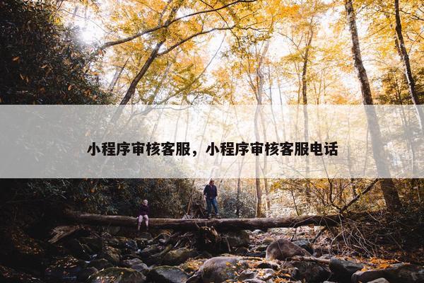 小程序审核客服，小程序审核客服电话