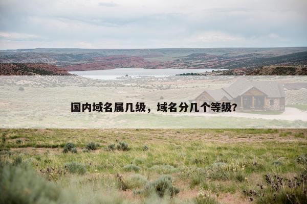 国内域名属几级，域名分几个等级?