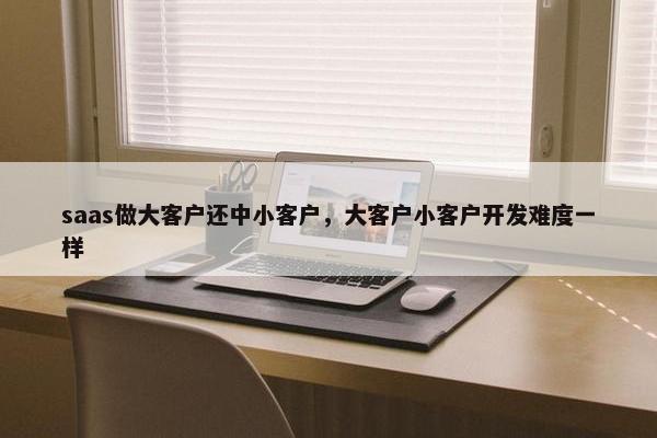 saas做大客户还中小客户，大客户小客户开发难度一样
