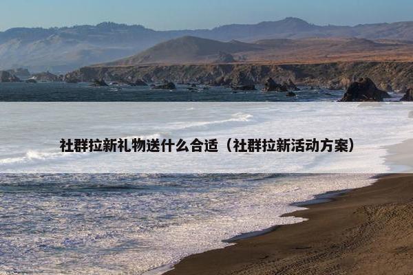 社群拉新礼物送什么合适（社群拉新活动方案）