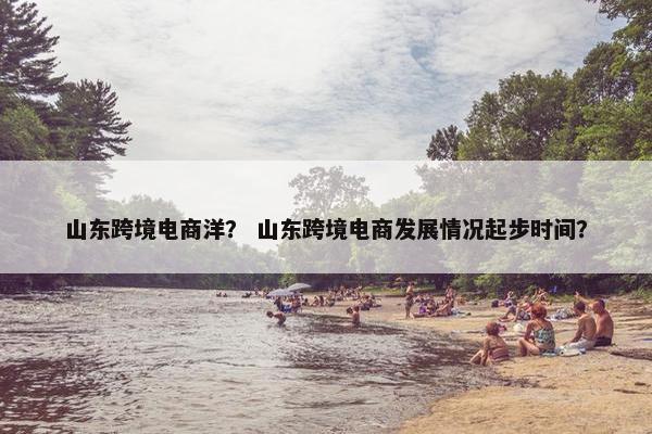 山东跨境电商洋？ 山东跨境电商发展情况起步时间？