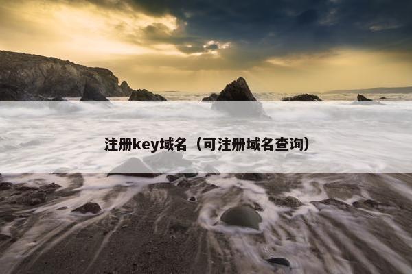 注册key域名（可注册域名查询）