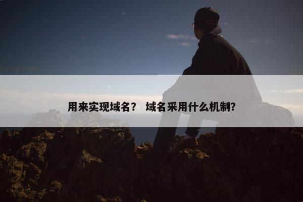 用来实现域名？ 域名采用什么机制？