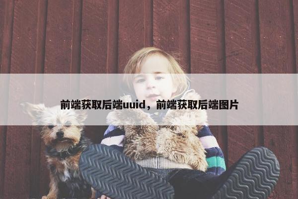 前端获取后端uuid，前端获取后端图片