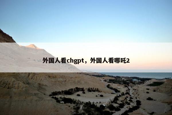 外国人看chgpt，外国人看哪吒2
