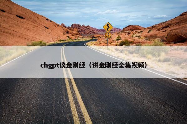 chgpt谈金刚经（讲金刚经全集视频）