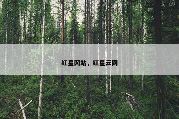 红星网站，红星云网