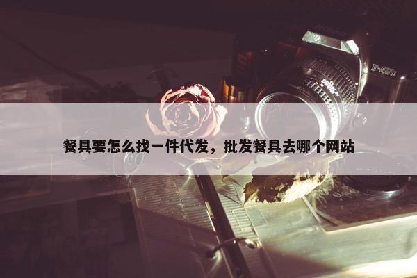 餐具要怎么找一件代发，批发餐具去哪个网站