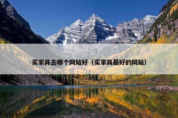 买家具去哪个网站好（买家具最好的网站）