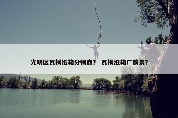 光明区瓦楞纸箱分销商？ 瓦楞纸箱厂前景？