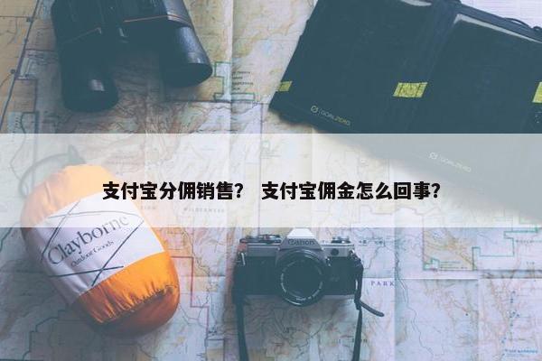 支付宝分佣销售？ 支付宝佣金怎么回事？