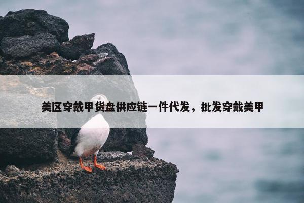 美区穿戴甲货盘供应链一件代发，批发穿戴美甲