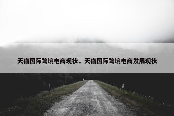 天猫国际跨境电商现状，天猫国际跨境电商发展现状
