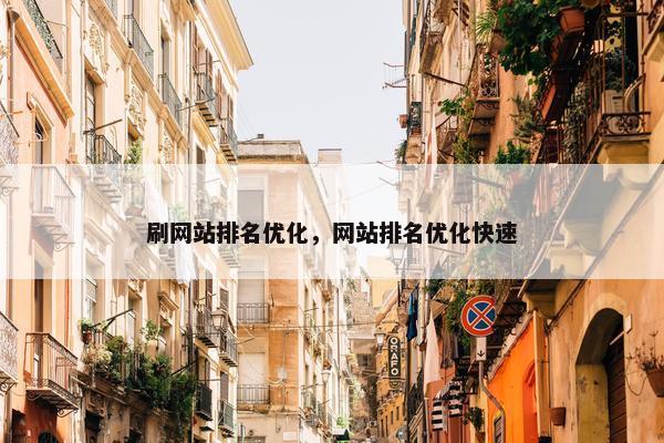 刷网站排名优化，网站排名优化快速