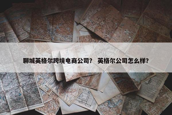 聊城英格尔跨境电商公司？ 英格尔公司怎么样？