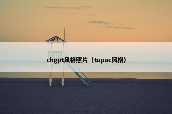 chgpt风格照片（tupac风格）