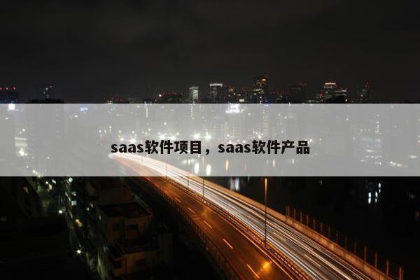 saas软件项目，saas软件产品