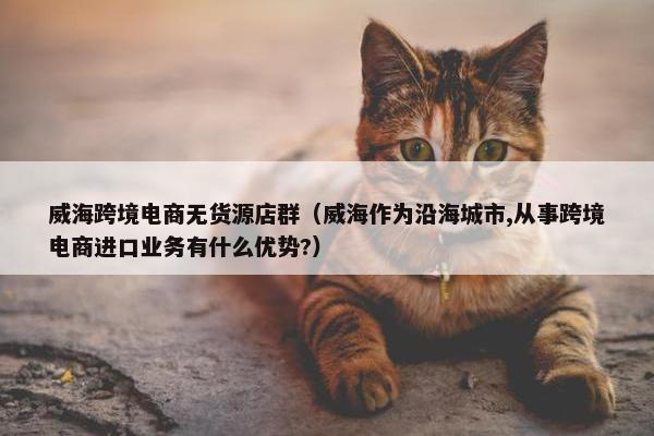 威海跨境电商无货源店群（威海作为沿海城市,从事跨境电商进口业务有什么优势?）