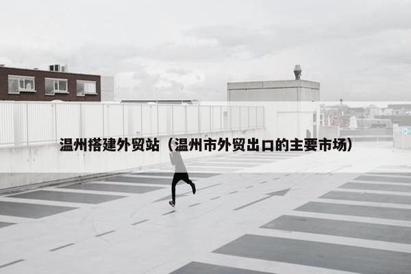 温州搭建外贸站（温州市外贸出口的主要市场）