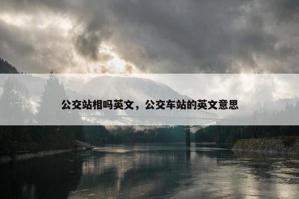 公交站相吗英文，公交车站的英文意思