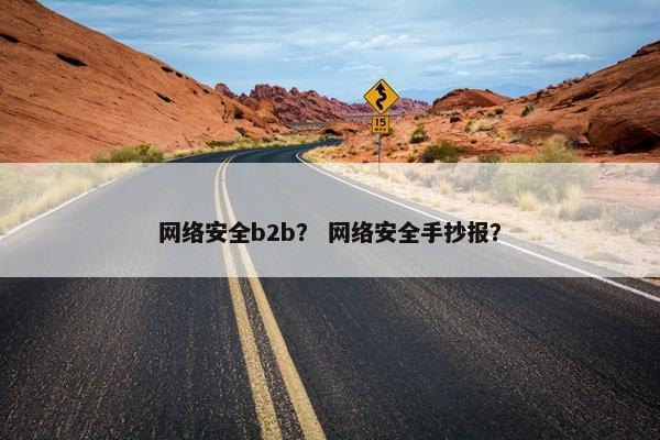 网络安全b2b？ 网络安全手抄报？