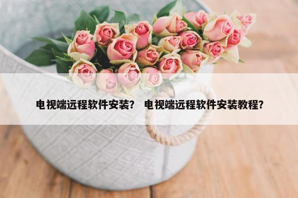 电视端远程软件安装？ 电视端远程软件安装教程？