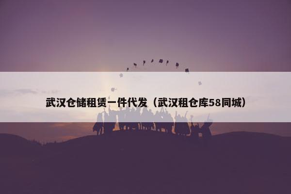 武汉仓储租赁一件代发（武汉租仓库58同城）