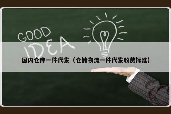 国内仓库一件代发（仓储物流一件代发收费标准）