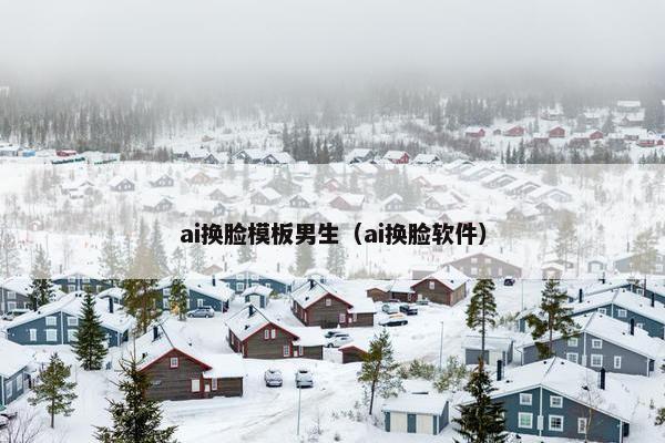 ai换脸模板男生（ai换脸软件）