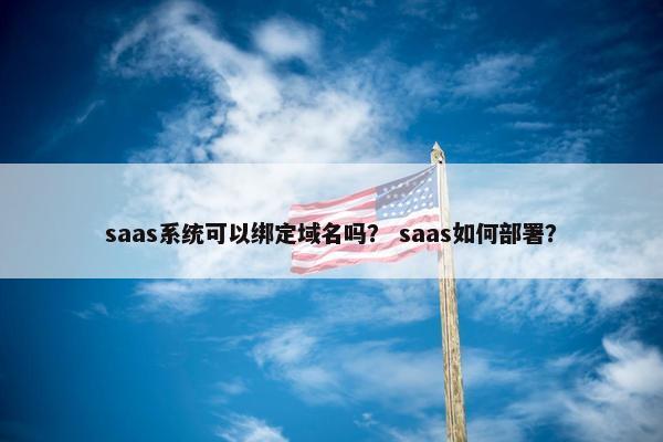 saas系统可以绑定域名吗？ saas如何部署？
